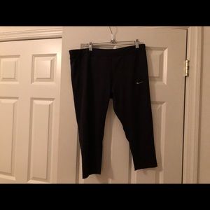 Nike Dri Fit below knee capri...size 1X..worn once